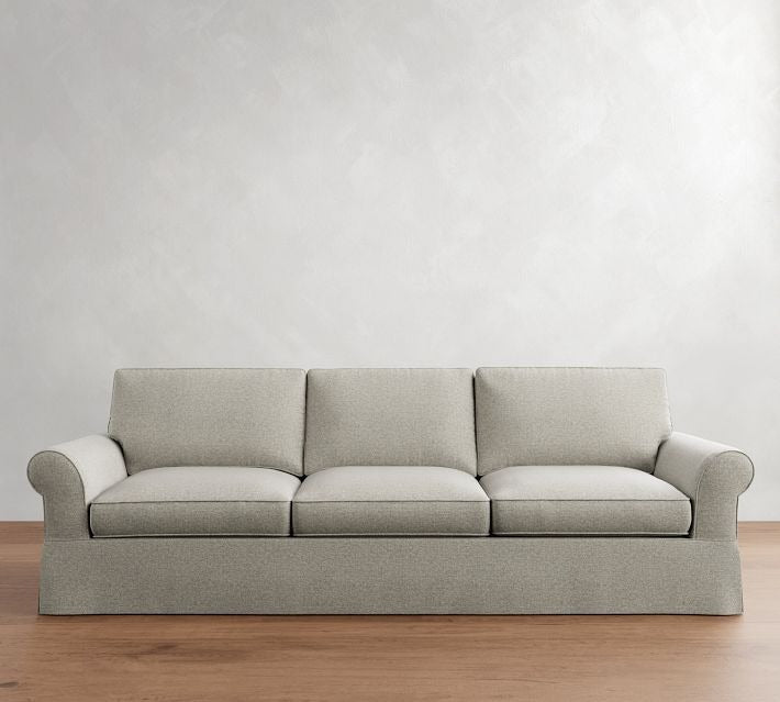 Comfortable roll-arm removable sofa
