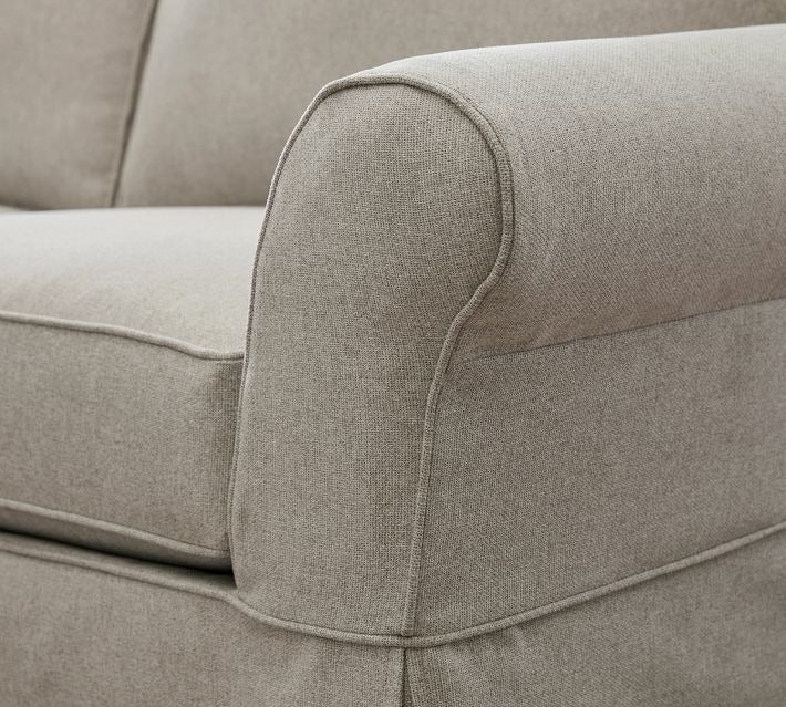 Comfortable roll-arm removable sofa