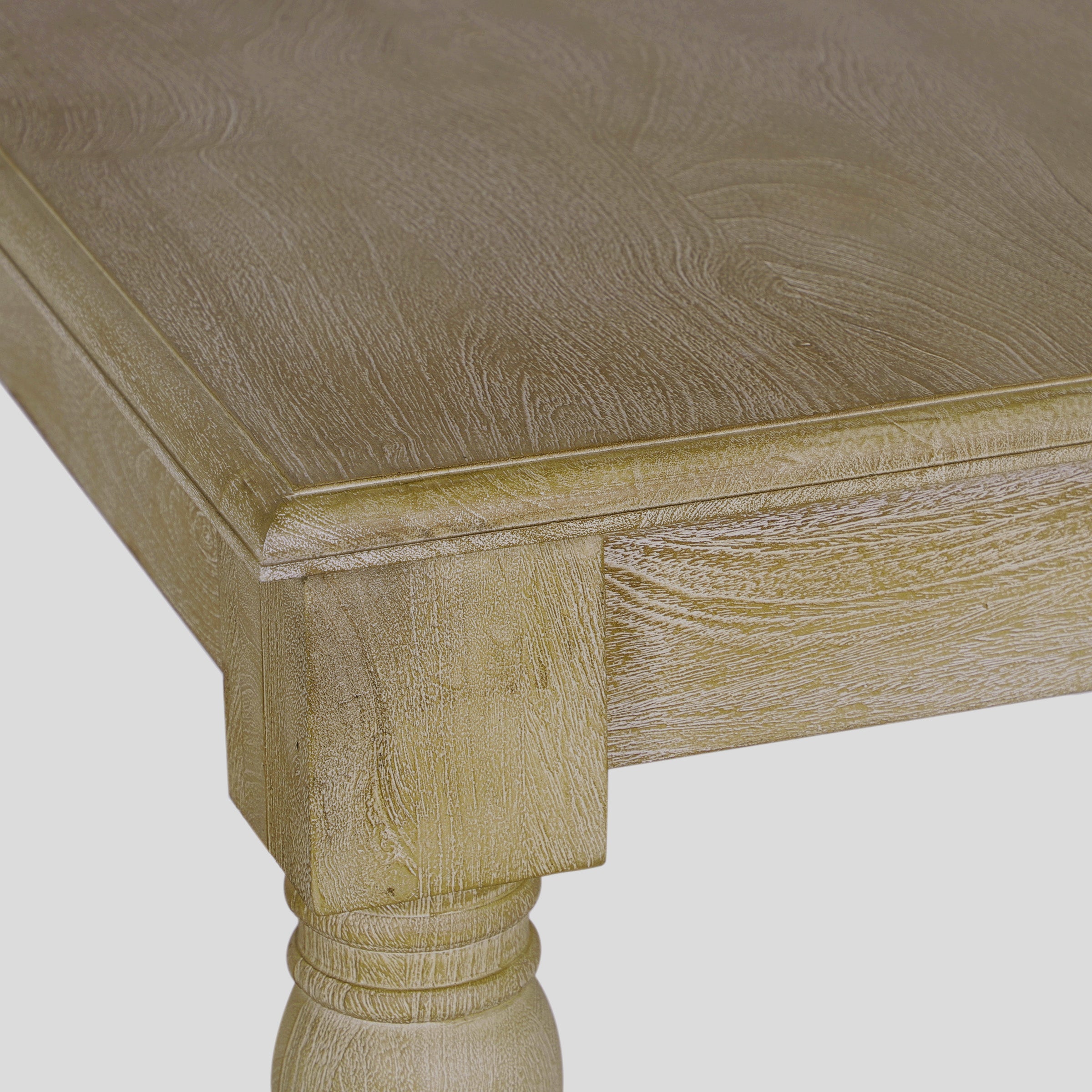 French country style square dining table