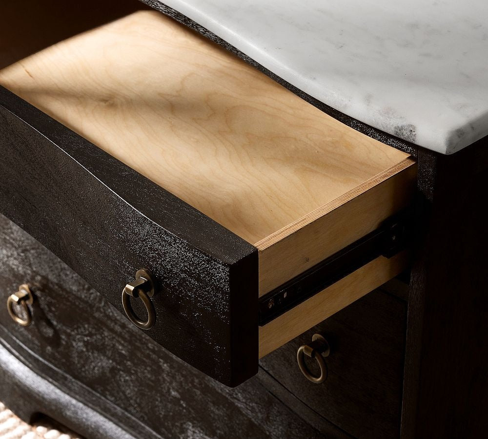 Marble bedside table