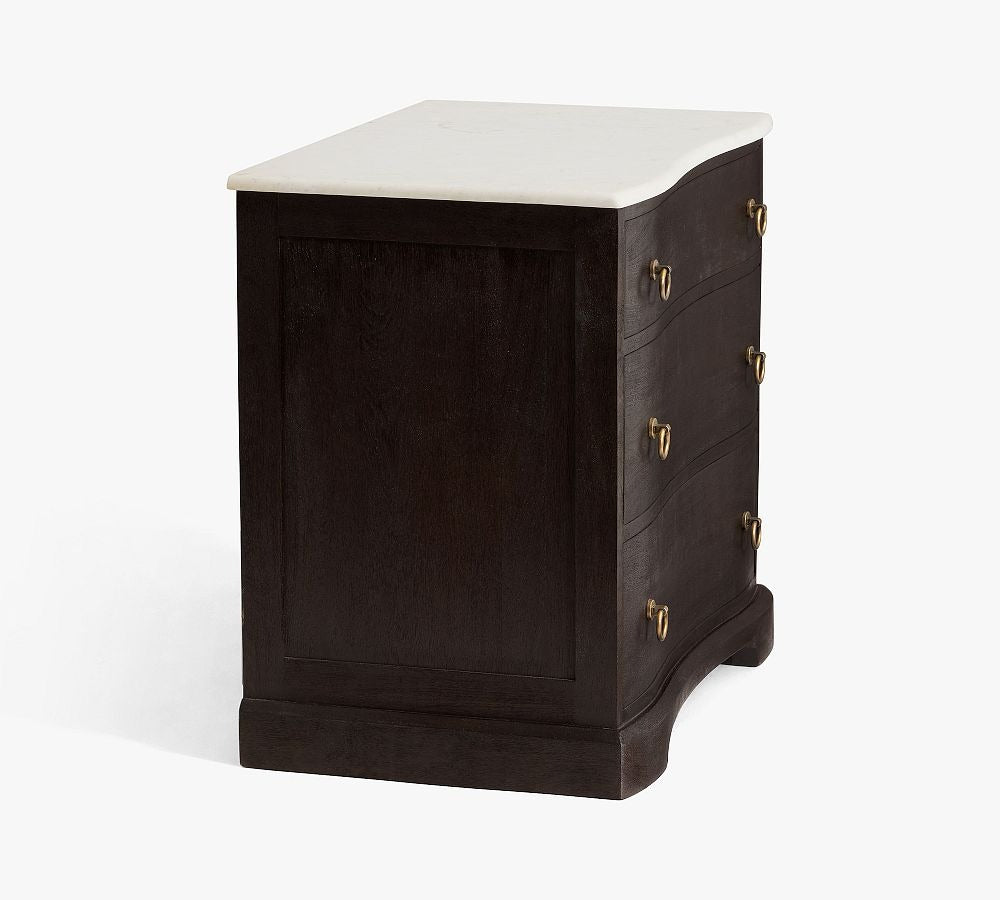 Marble bedside table