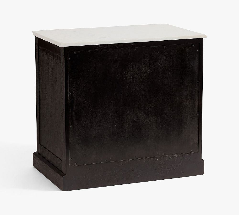 Marble bedside table