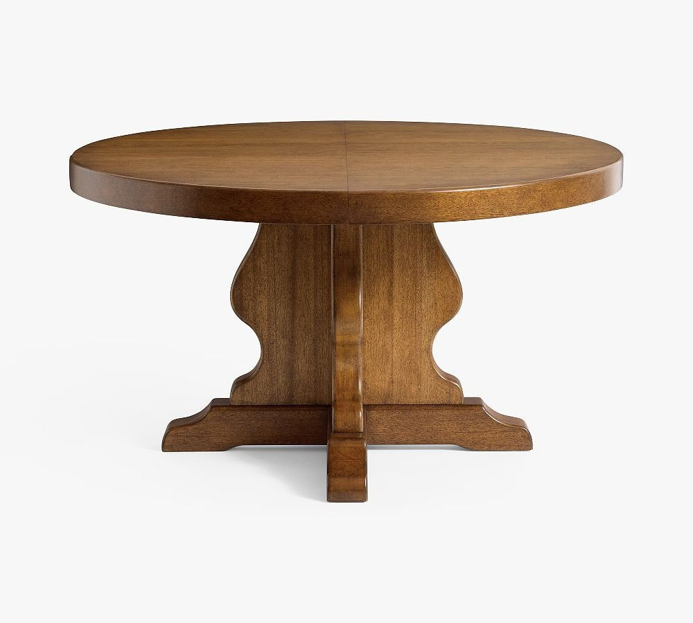 Round Extendable Dining Table